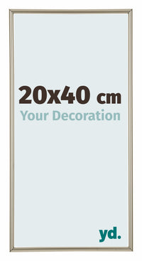 Annecy Plastico Marco de Fotos 20x40cm Champan Delantera Tamano | Yourdecoration.es