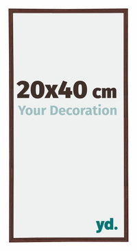 Annecy Plastico Marco de Fotos 20x40cm Marron Parte delantera Tamano | Yourdecoration.es