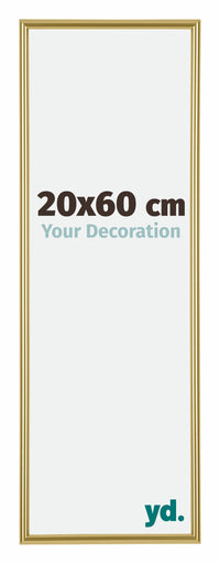 Annecy Plástico Marco de Fotos 20x60cm Oro Delantera Tamano | Yourdecoration.es