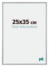 Annecy Plastico Marco de Fotos 25x35cm Plateado Parte delantera Tamano | Yourdecoration.es