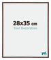 Annecy Plastico Marco de Fotos 28x35cm Marron Parte delantera Tamano | Yourdecoration.es