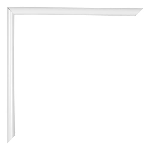 Annecy Plastico Marco de Fotos 29 7x42cm Blanco muy brillante Detalle Esquina | Yourdecoration.es