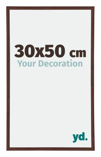 Annecy Plastico Marco de Fotos 30x50cm Marron Parte delantera Tamano | Yourdecoration.es