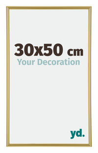 Annecy Plástico Marco de Fotos 30x50cm Oro Delantera Tamano | Yourdecoration.es