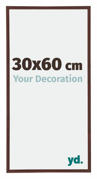 Annecy Plastico Marco de Fotos 30x60cm Marron Parte delantera Tamano | Yourdecoration.es