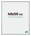 Annecy Plastico Marco de Fotos 40x50cm Plateado Parte delantera Tamano | Yourdecoration.es