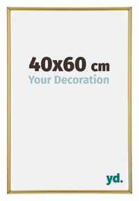 Annecy Plástico Marco de Fotos 40x60cm Oro Delantera Tamano | Yourdecoration.es