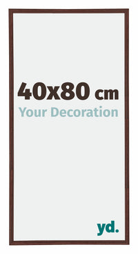 Annecy Plastico Marco de Fotos 40x80cm Marron Parte delantera Tamano | Yourdecoration.es