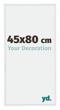 Annecy Plastico Marco de Fotos 45x80cm Blanco muy brillante Parte delantera Tamano | Yourdecoration.es