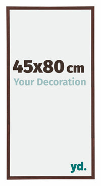 Annecy Plastico Marco de Fotos 45x80cm Marron Parte delantera Tamano | Yourdecoration.es