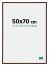 Annecy Plastico Marco de Fotos 50x70cm Marron Parte delantera Tamano | Yourdecoration.es