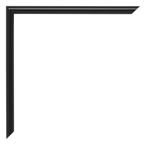Annecy Plastico Marco de Fotos 55x55cm Negro Mat Detalle Esquina | Yourdecoration.es