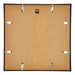 Annecy Plastico Marco de Fotos 55x55cm Negro Mat Parte trasera | Yourdecoration.es