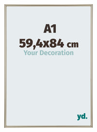 Annecy Plastico Marco de Fotos 59 4x84cm A1 Champan Delantera Tamano | Yourdecoration.es