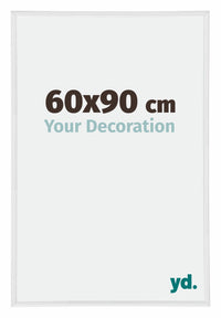 Annecy Plastico Marco de Fotos 60x90cm Blanco muy brillante Parte delantera Tamano | Yourdecoration.es