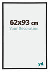 Annecy Plastico Marco de Fotos 62x93cm Negro Mat Parte delantera Tamano | Yourdecoration.es