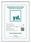 Aurora Aluminio Marco de Fotos 21x29 7cm Juego de 2 Plateado Parte delantera Insertar Papel | Yourdecoration.es