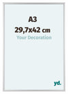 Aurora Aluminio Marco de Fotos 29-7x42cm Plateado Mate Parte Delantera Tamano | Yourdecoration.es