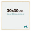Austin Aluminio Marco De Fotos 30x30cm Dorado Muy Brillante Delantera Tamano | Yourdecoration.es