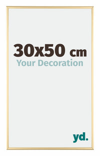 Austin Aluminio Marco De Fotos 30x50cm Dorado Muy Brillante Delantera Tamano | Yourdecoration.es