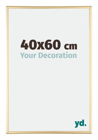 Austin Aluminio Marco De Fotos 40x60cm Dorado Muy Brillante Delantera Tamano | Yourdecoration.es