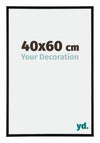 Austin Aluminio Marco De Fotos 40x60cm Negro Mate Delantera Tamano | Yourdecoration.es