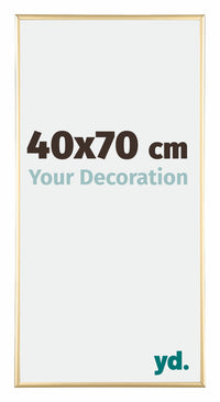 Austin Aluminio Marco De Fotos 40x70cm Dorado Muy Brillante Delantera Tamano | Yourdecoration.es