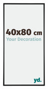 Austin Aluminio Marco De Fotos 40x80cm Negro Mate Delantera Tamano | Yourdecoration.es
