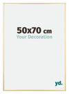Austin Aluminio Marco De Fotos 50x70cm Dorado Muy Brillante Delantera Tamano | Yourdecoration.es