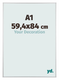 Austin Aluminio Marco De Fotos 59 4x84cm A1 Plateado Mate Delantera Tamano | Yourdecoration.es