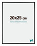 Austin Aluminio Marco de Fotos 20x25cm Negro muy brillante Parte delantera Tamano | Yourdecoration.es