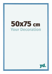 Austin Aluminio Marco de Fotos 50x75cm Azul Acero Delantera Tamano | Yourdecoration.es