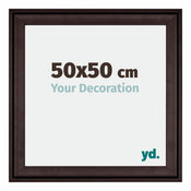 Birmingham Madera Marco de Fotos 50x50cm Marron Parte delantera Tamano | Yourdecoration.es