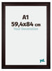 Birmingham Madera Marco de Fotos 59 4x84cm A1 Marron Parte delantera Tamano | Yourdecoration.es