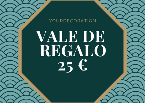 Vale de regalo por valor de 25 €