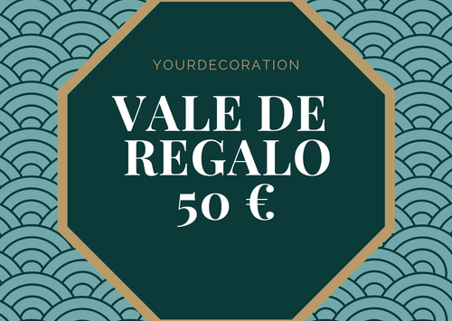 Vale de regalo por valor de 50 €