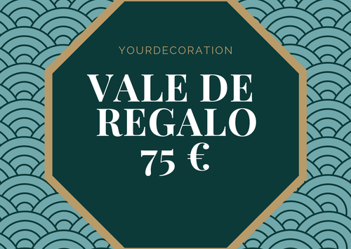 Vale de regalo por valor de 75 €