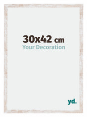 Catania MDF Marco de Fotos 30x42cm Blanco lavado Tamano | Yourdecoration.es