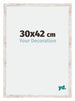 Catania MDF Marco de Fotos 30x42cm Blanco lavado Tamano | Yourdecoration.es