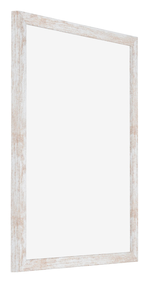 Catania MDF Marco de Fotos 35x45cm Blanco lavado Parte delantera Oblicuo | Yourdecoration.es