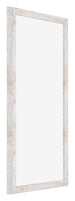 Catania MDF Marco de Fotos 40x80cm Blanco lavado Parte delantera Oblicuo | Yourdecoration.es