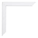 Catania MDF Marco de Fotos 50x100cm Blanco Detalle Esquina | Yourdecoration.es