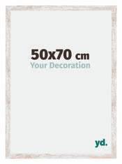Catania MDF Marco de Fotos 50x70cm Blanco lavado Tamano | Yourdecoration.es