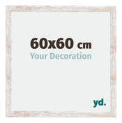 Catania MDF Marco de Fotos 60x60cm Blanco lavado Tamano | Yourdecoration.es