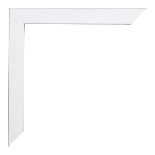 Catania MDF Marco de Fotos 60x85cm Blanco Detalle Esquina | Yourdecoration.es