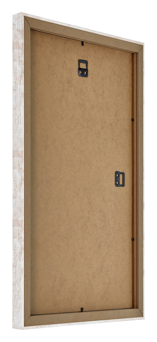 Catania MDF Marco de Fotos 62x93cm Blanco lavado Parte trasera Oblicuo | Yourdecoration.es