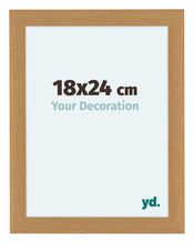 Como MDF Marco De Fotos 18x24cm Haya Parte Delantera Tamano | Yourdecoration.es
