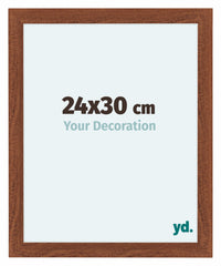 Como MDF Marco De Fotos 24x30cm Nogal Parte Delantera Tamano | Yourdecoration.es