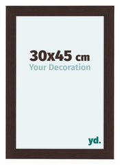 Como MDF Marco De Fotos 30x45cm Roble Oscuro Parte Delantera Tamano | Yourdecoration.es