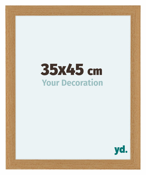 Como MDF Marco De Fotos 35x45cm Haya Parte Delantera Tamano | Yourdecoration.es
